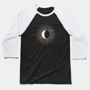 Abstract Moon burst Baseball T-Shirt